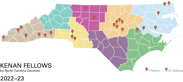 Kenan Fellows Map
