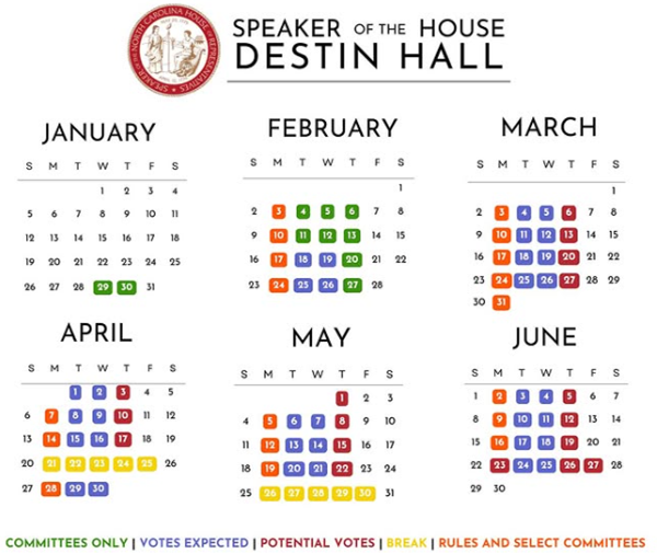 House Calendar 2025