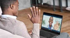 man using telehealth technology