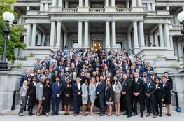 group photo of student veterans
